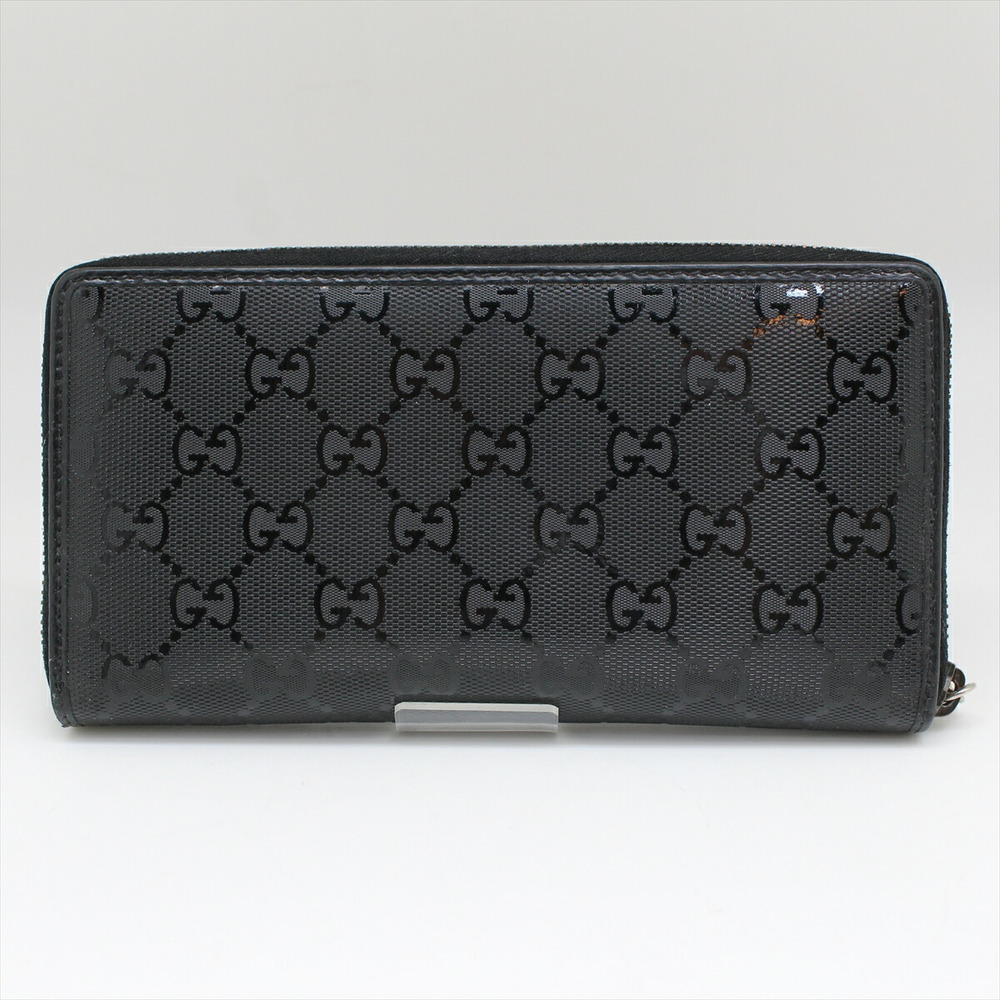 Gucci Gg Implement Leather Round Zipper Wallet Bl… - image 4